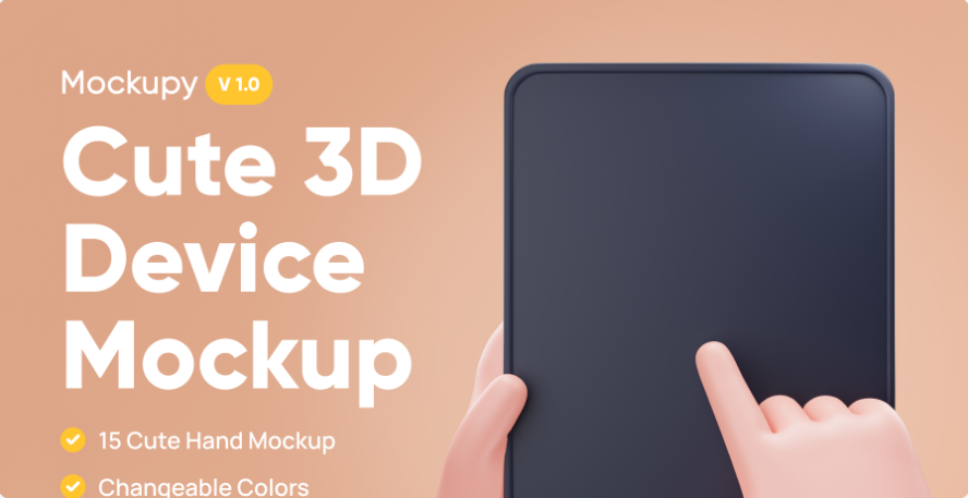 Dark Watch Display Mockup Kit - 3D Source File #8663