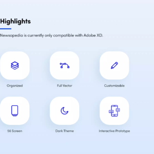 Bookmark Manager App UI Kit - XD Source File #9035