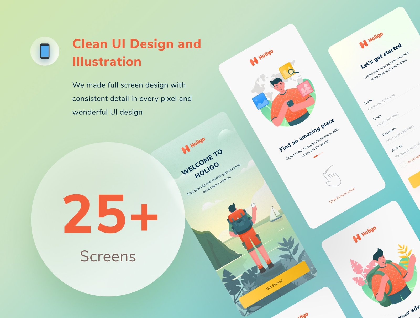 Resort Booking App UI Kit - Sketch Source File #8910