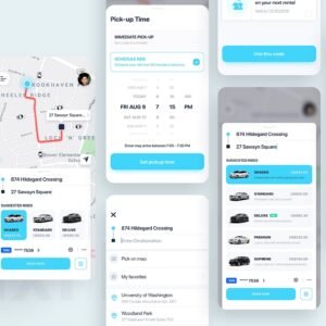 Charging Station App UI Kit - Sketch Source File #9141