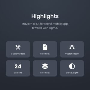 Trip Guide App UI Kit - Figma Source File #8905