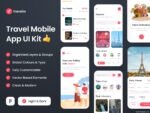 Trip Guide App UI Kit - Figma Source File #8905