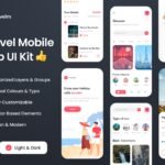 Trip Guide App UI Kit - Figma Source File #8905