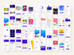 Ticket Reservation App UI Kit - XD Source File #8826