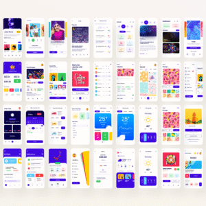 Ticket Reservation App UI Kit - XD Source File #8826