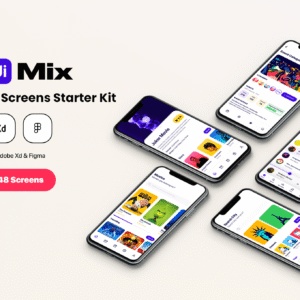 Ticket Reservation App UI Kit - XD Source File #8826