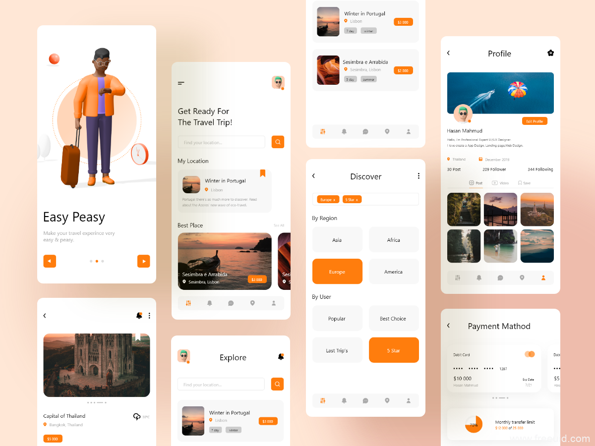 Vacation Rental App UI Kit - Sketch Source File #8900