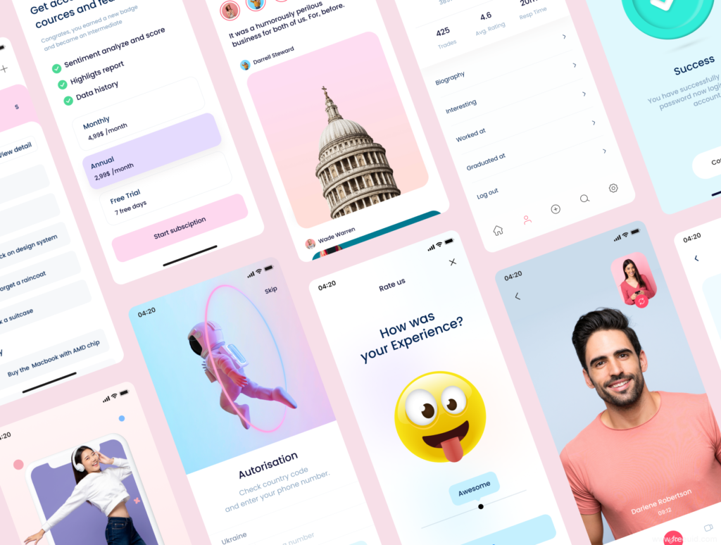 Hotel Booking App UI Kit - Figma Source File #8889