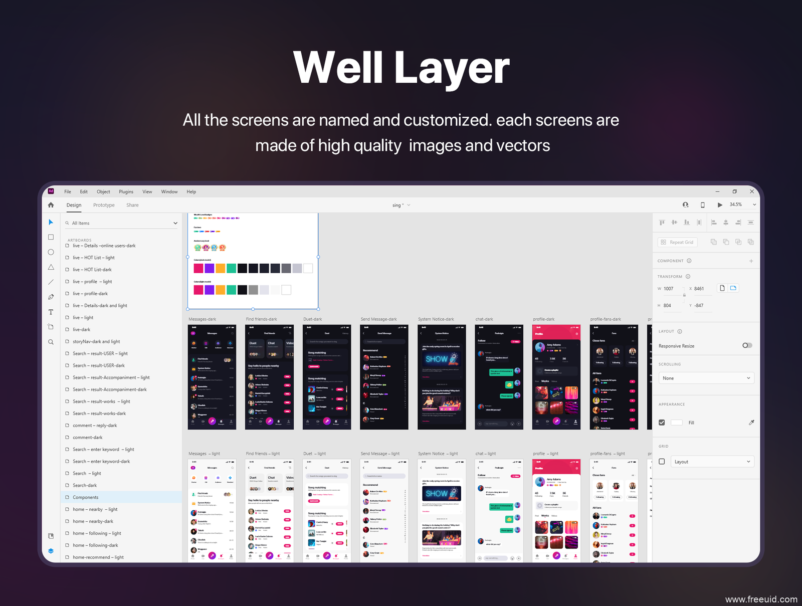 Playlist Manager UI Kit - Figma Source File #8980