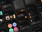 Sound Library App UI Kit - XD Source File #8975