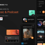 Sound Library App UI Kit - XD Source File #8975