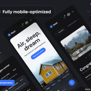Travel Itinerary App UI Kit - Figma Sketch XD Source File #8884