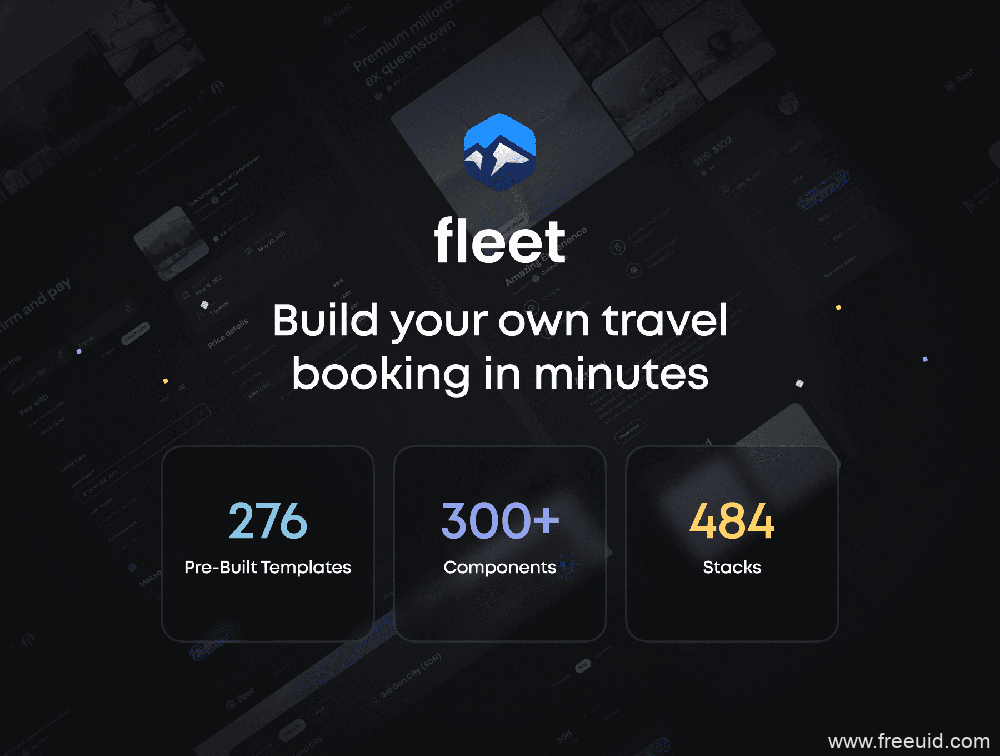 Travel Itinerary App UI Kit - Figma Sketch XD Source File #8884