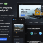 Travel Itinerary App UI Kit - Figma Sketch XD Source File #8884