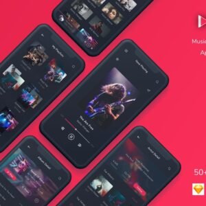 Karaoke App UI Kit - Figma Source File #8970