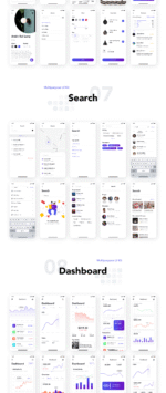 Ticket Reservation App UI Kit - Figma Source File #8869
