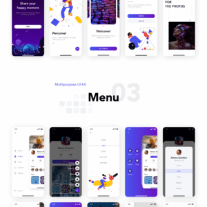 Ticket Reservation App UI Kit - Figma Source File #8869