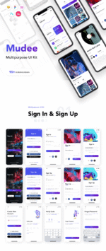 Ticket Reservation App UI Kit - Figma Source File #8869