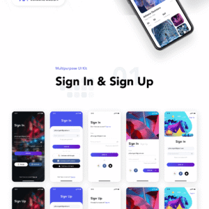 Ticket Reservation App UI Kit - Figma Source File #8869