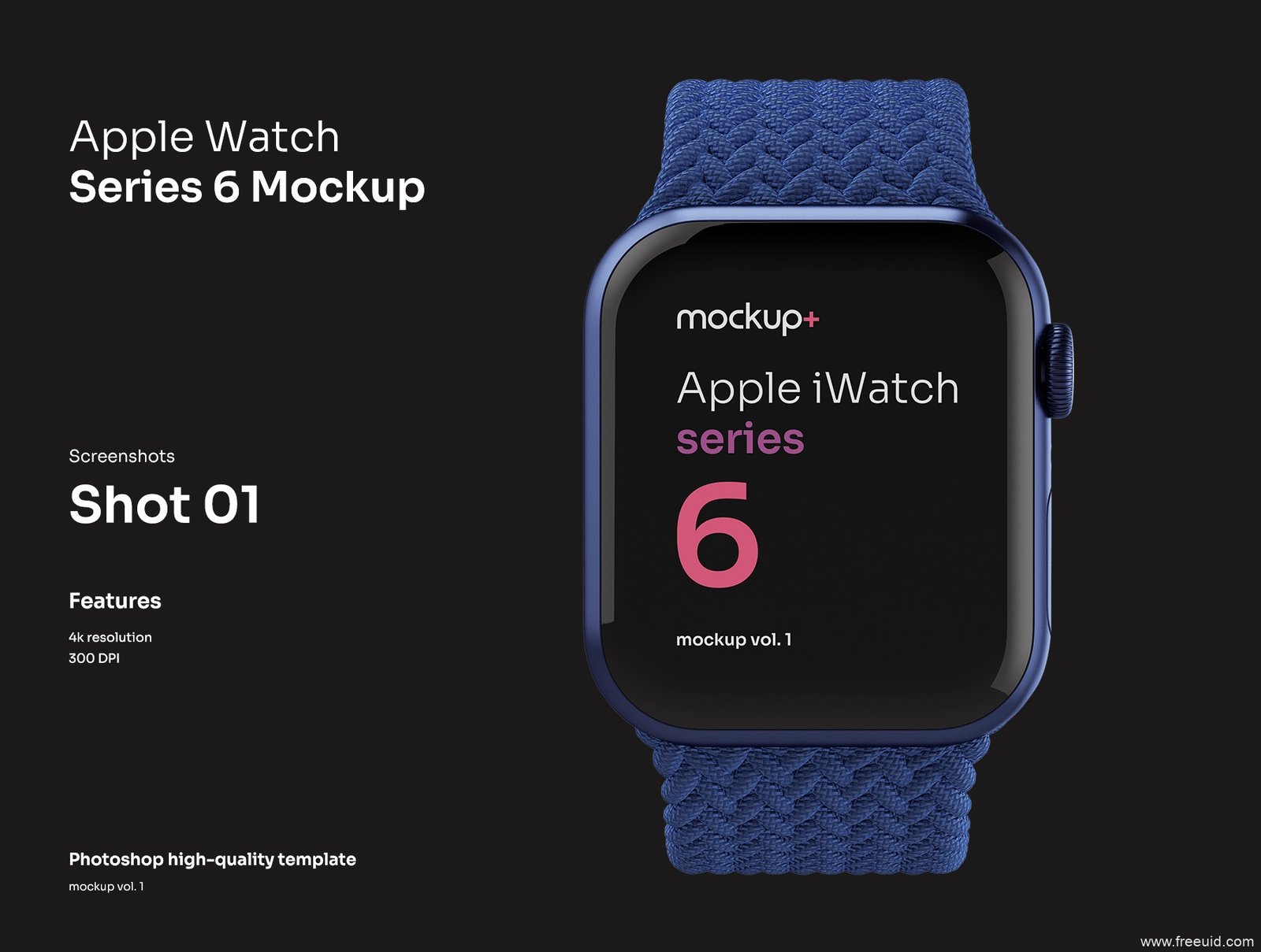 Round Smartwatch Mockup Kit - PSD Source File #9248