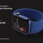Round Smartwatch Mockup Kit - PSD Source File #9248