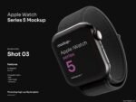 Minimal Watch Screen Mockup Kit - PSD Source File #9253