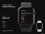 Minimal Watch Screen Mockup Kit - PSD Source File #9253