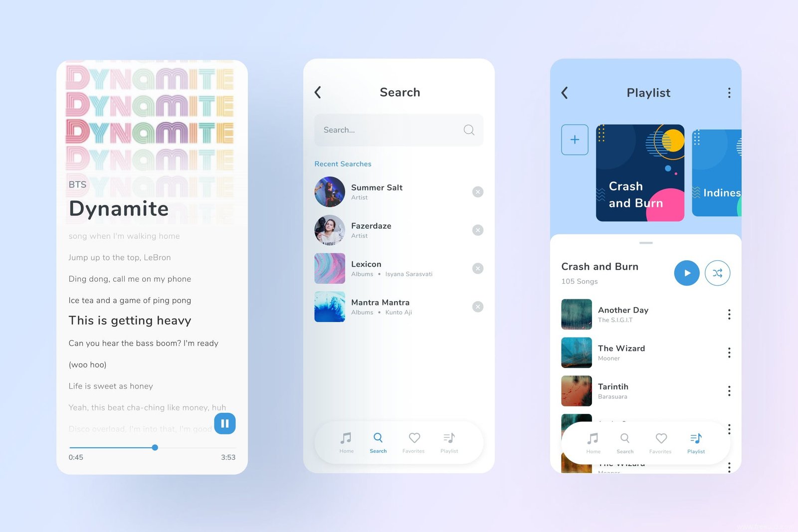 Music Editor App UI Kit - PSD Source File #8968