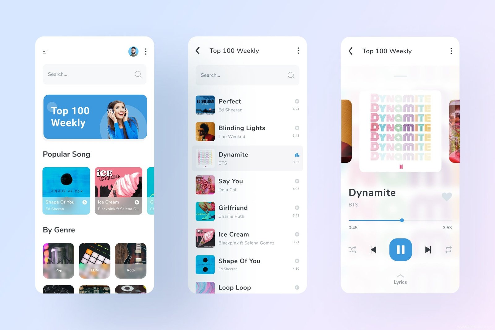 Music Editor App UI Kit - PSD Source File #8968
