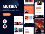Radio FM App UI Kit - XD Source File #8963
