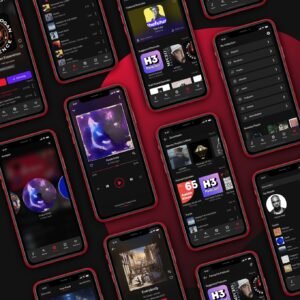 Audio Player App UI Kit - Sketch Source File #8953