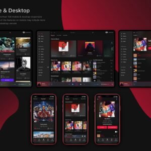 Audio Player App UI Kit - Sketch Source File #8953