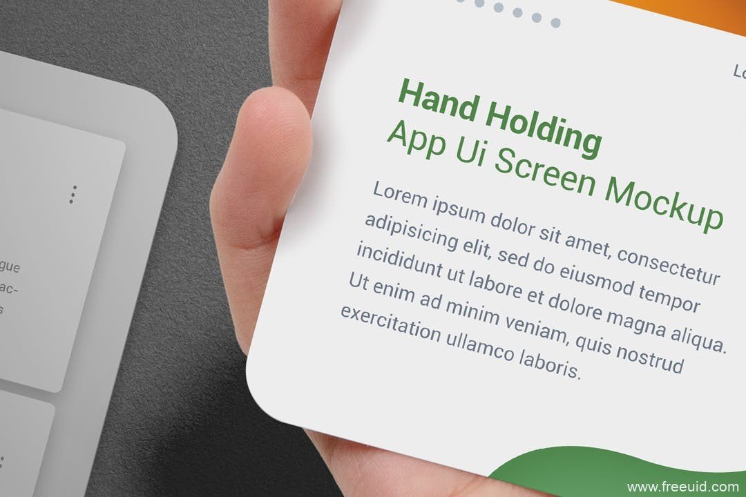 Card Design Mockup Kit - PSD Source File #9163