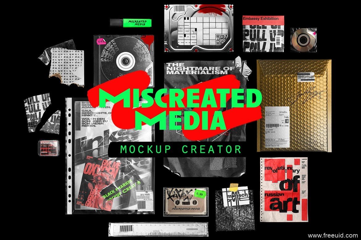 Creative Portfolio Mockup Kit - PSD Source File #9475