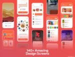 Magazine Reader App UI Kit - Figma Source File #9025