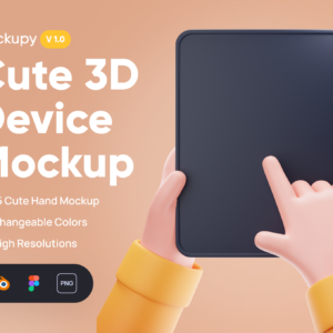 Brand Presentation Mockup Kit - 3D Source File #9473