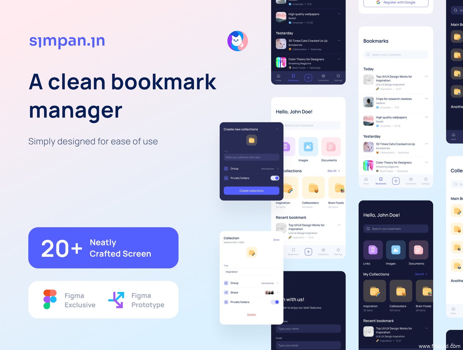 News Reading App UI Kit - Figma Source File #9015