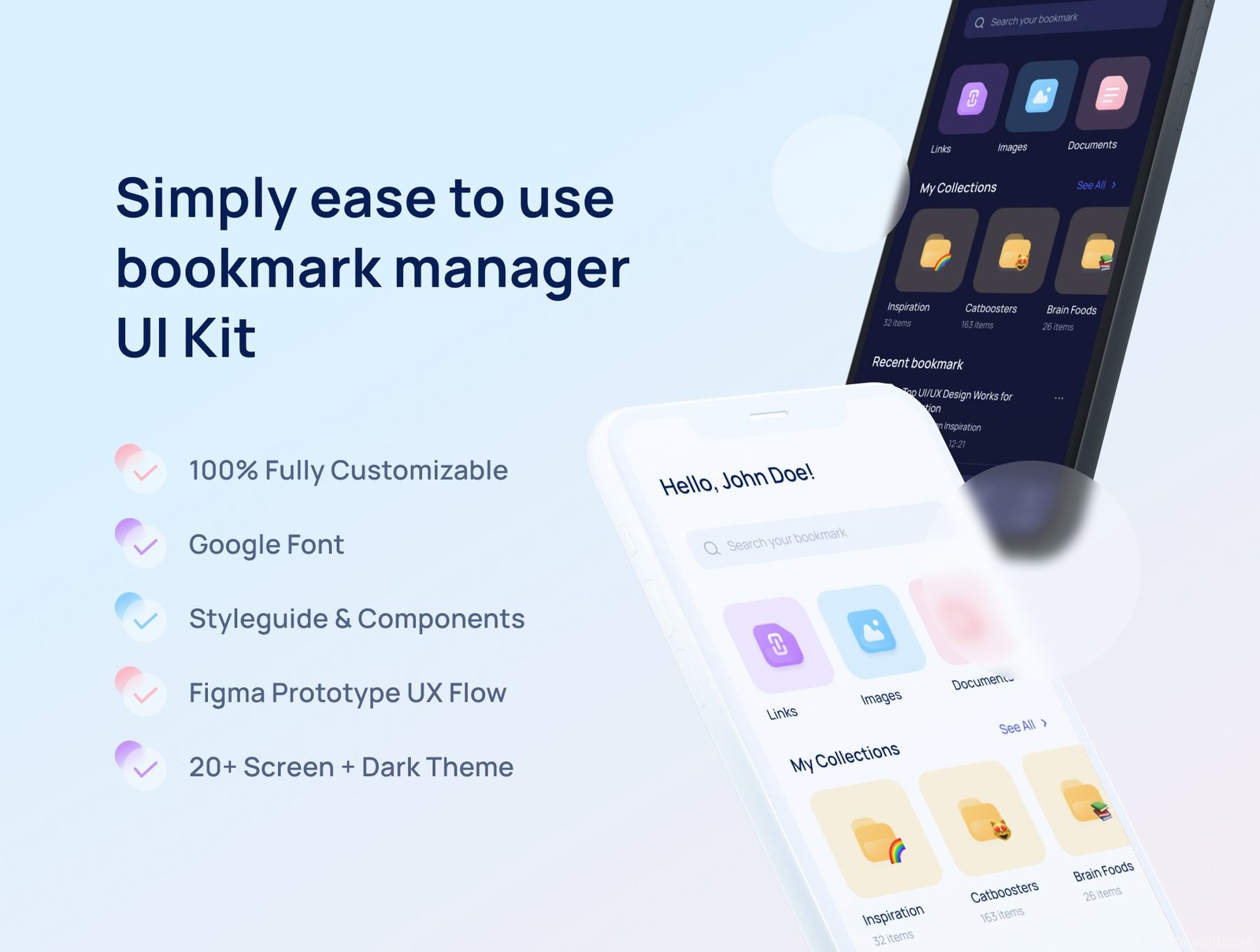 News Reading App UI Kit - Figma Source File #9015