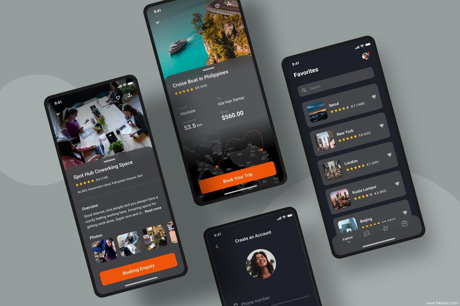 Resort Booking App UI Kit - Sketch Source File #8859