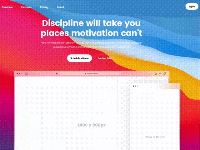 Website Showcase Mockup Kit - Figma Source File #9471