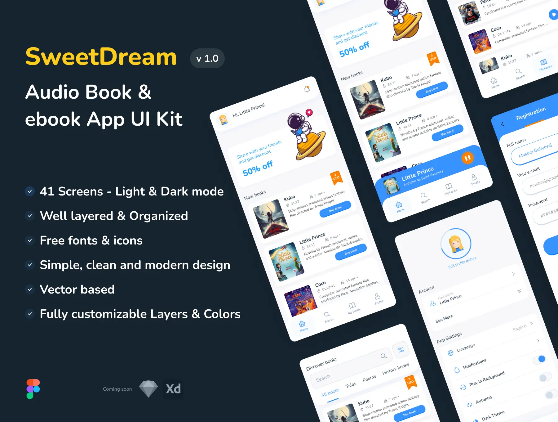 Knowledge App UI Kit - Figma Source File #9003