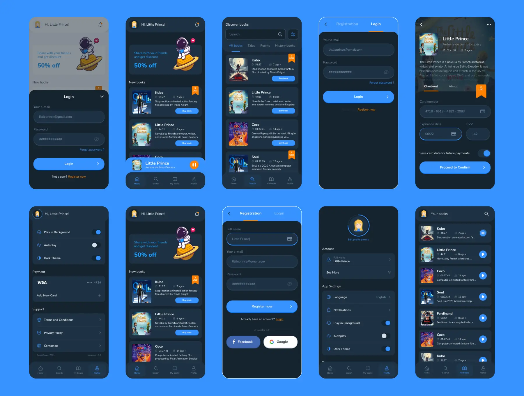 Knowledge App UI Kit - Figma Source File #9003