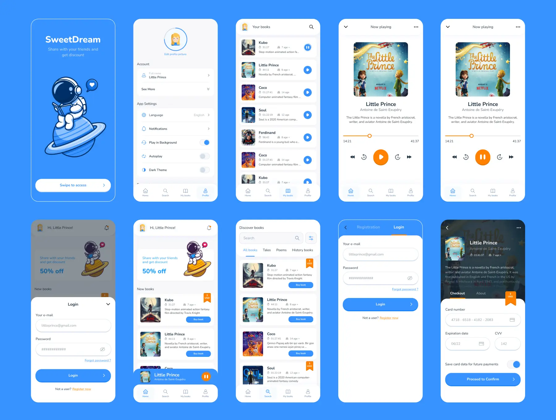 Knowledge App UI Kit - Figma Source File #9003