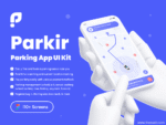 Parking Assistant App UI Kit - Figma Source File #9105