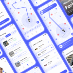 Parking Assistant App UI Kit - Figma Source File #9105