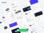 Smart EV Control App UI Kit - Figma Source File #9085