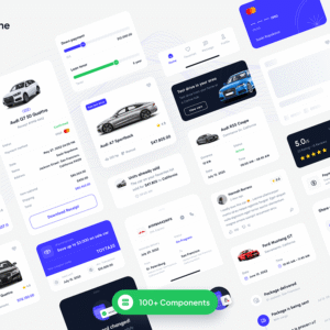 Smart EV Control App UI Kit - Figma Source File #9085