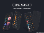 Podcast Mobile App UI Kit - Figma Source File #8948