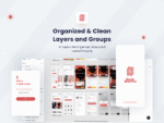 Online Bookstore App UI Kit - Figma Source File #8993