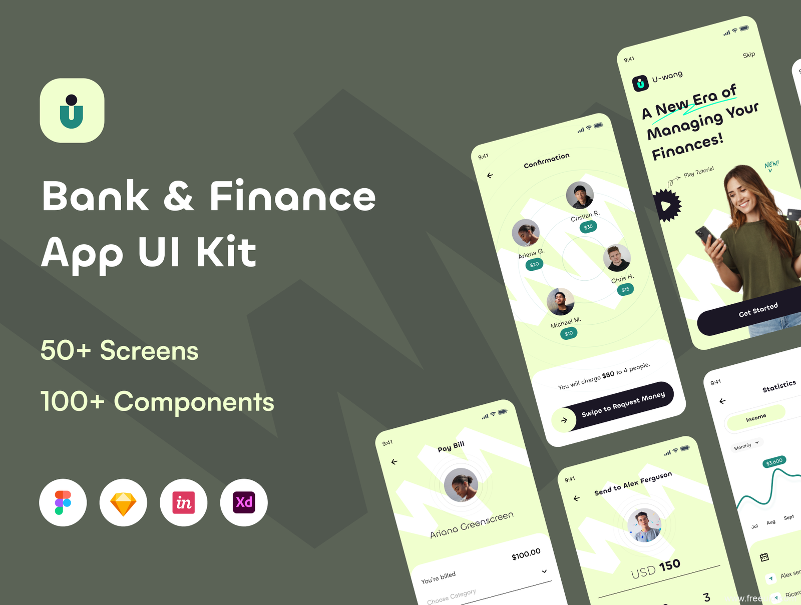 NFT Marketplace App UI Kit - Figma Sketch XD Source File #8811